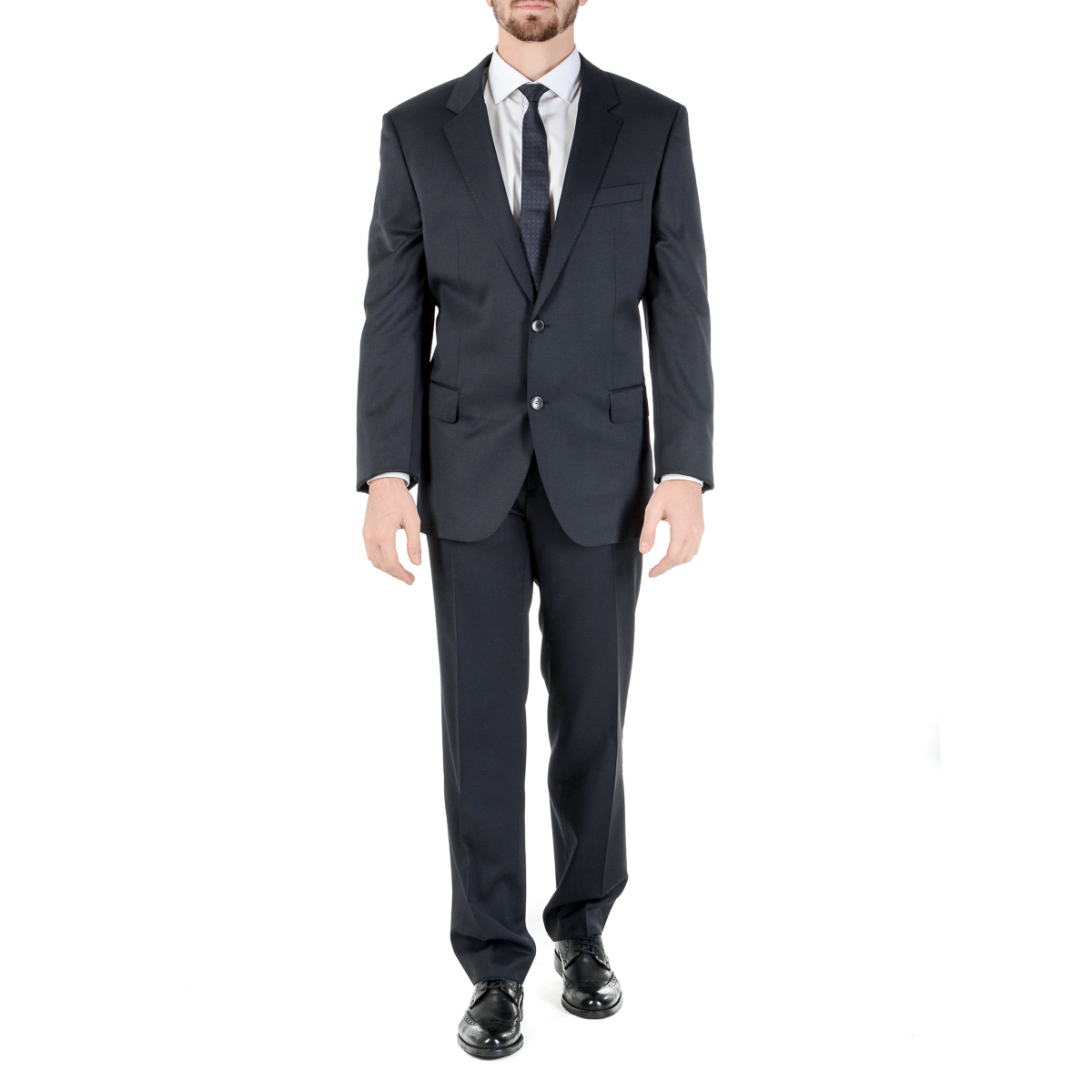 Traje Hugo Boss para hombre azul oscuro, ¡UN GRAN GENIO!