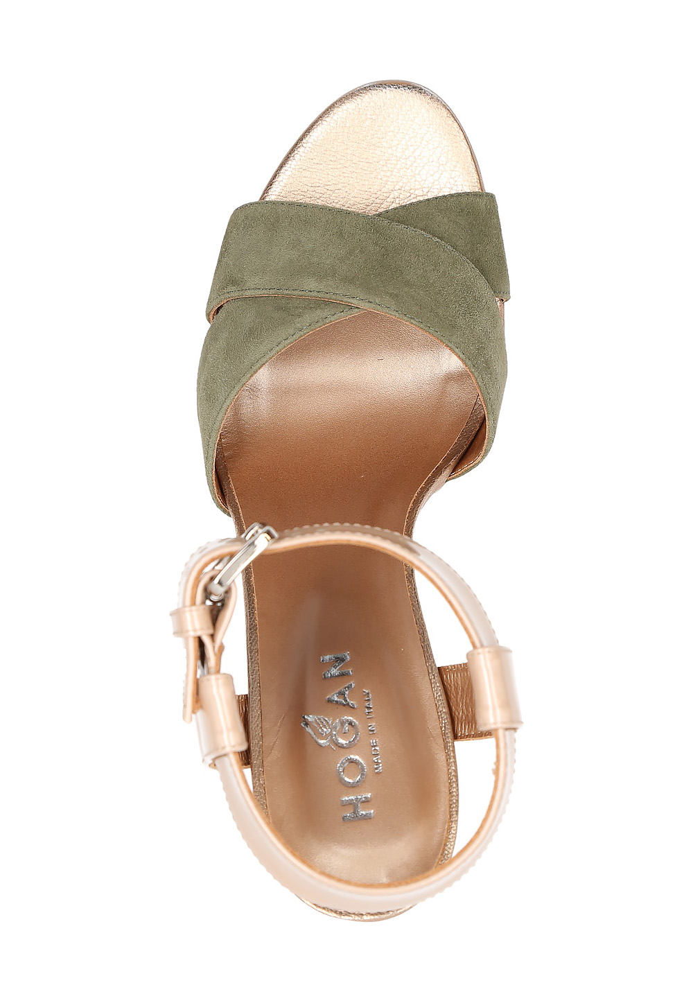 Sandalia Hogan para mujer verde HXW2260N400449D02KK