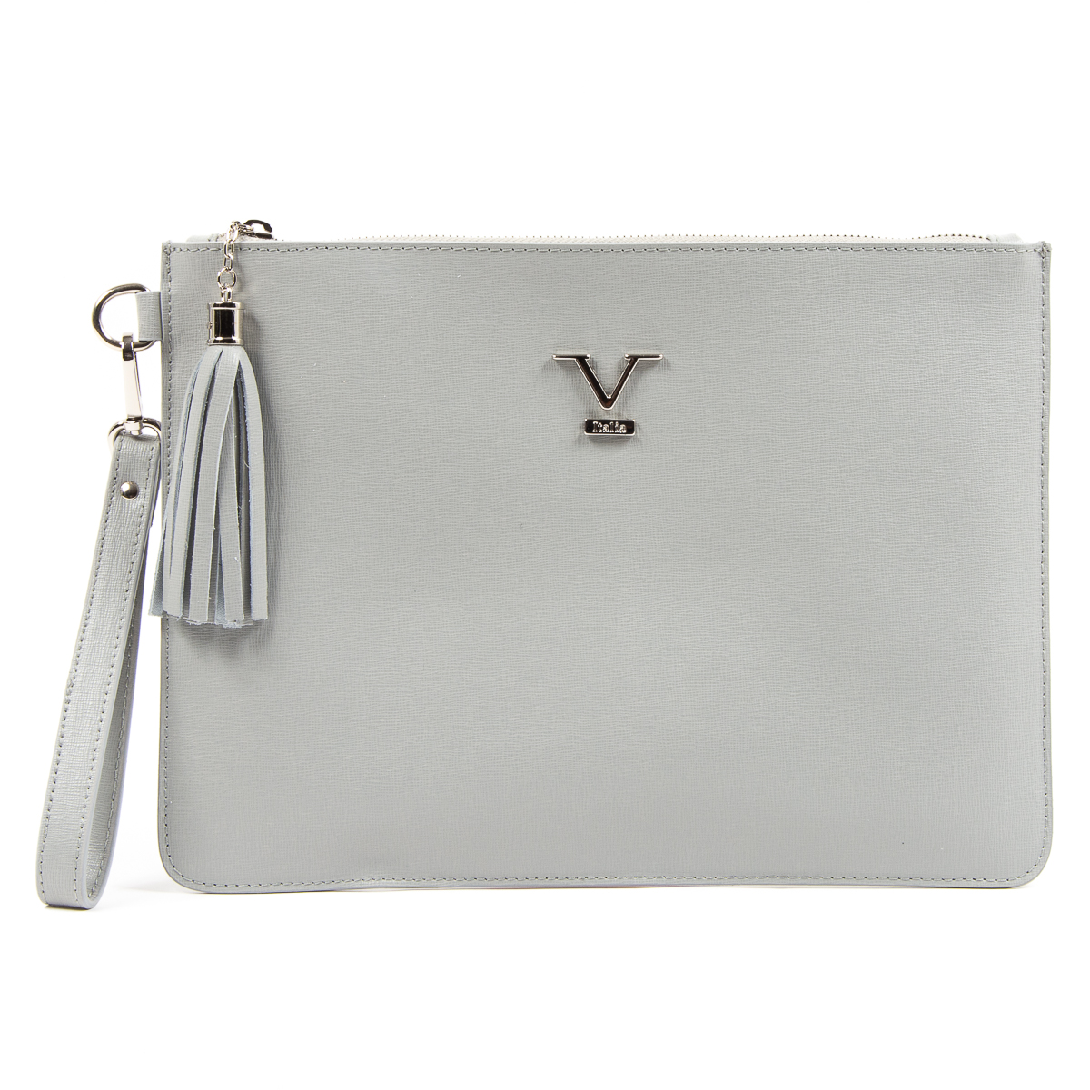 Bolso de mano para mujer V 1969 Italia gris lima