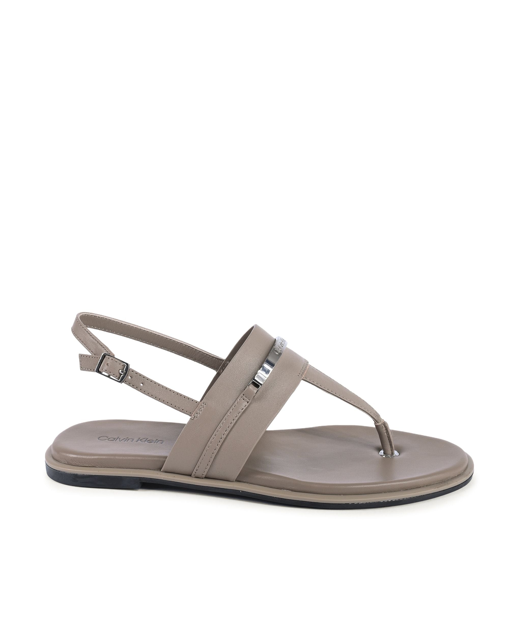 Sandalias Calvin Klein para mujer color caqui HW0HW020310I1