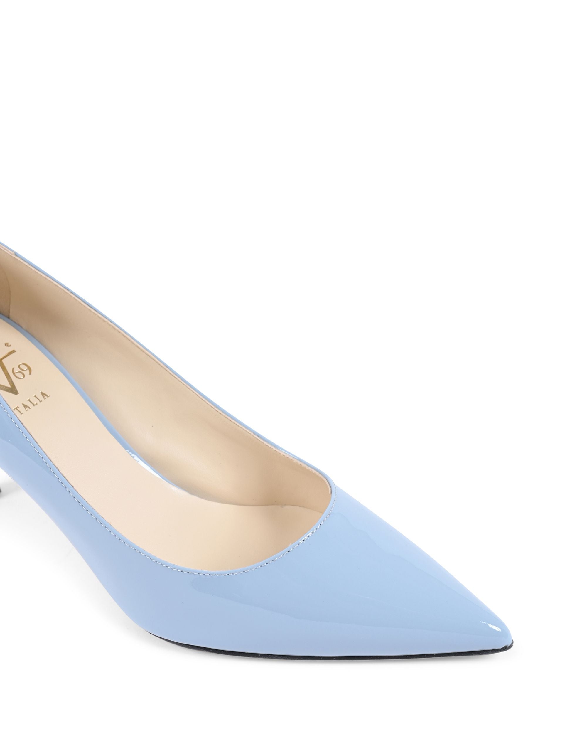 19V69 Italia Zapatos de salón para mujer azul claro INES65 SKY PATENT