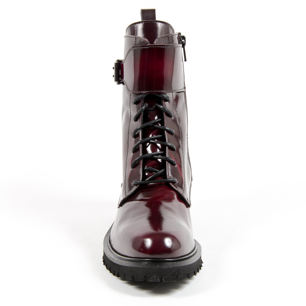 Andrew Charles Womens Short Boot Bordeaux ASHLEE