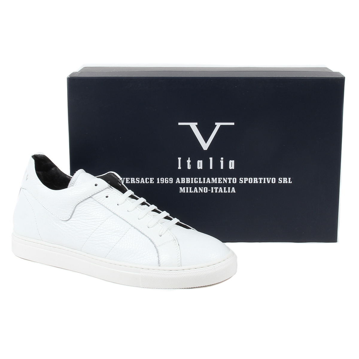 V 1969 Italia Mens Sneaker V5421N ALCE BOTTOLATO BIANCO