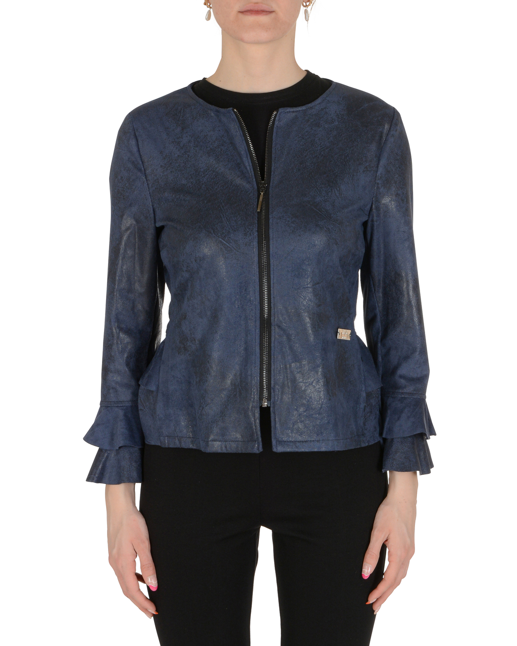 19V69 Italia Chaqueta de mujer Azul Marino FIORE AZUL MARINO