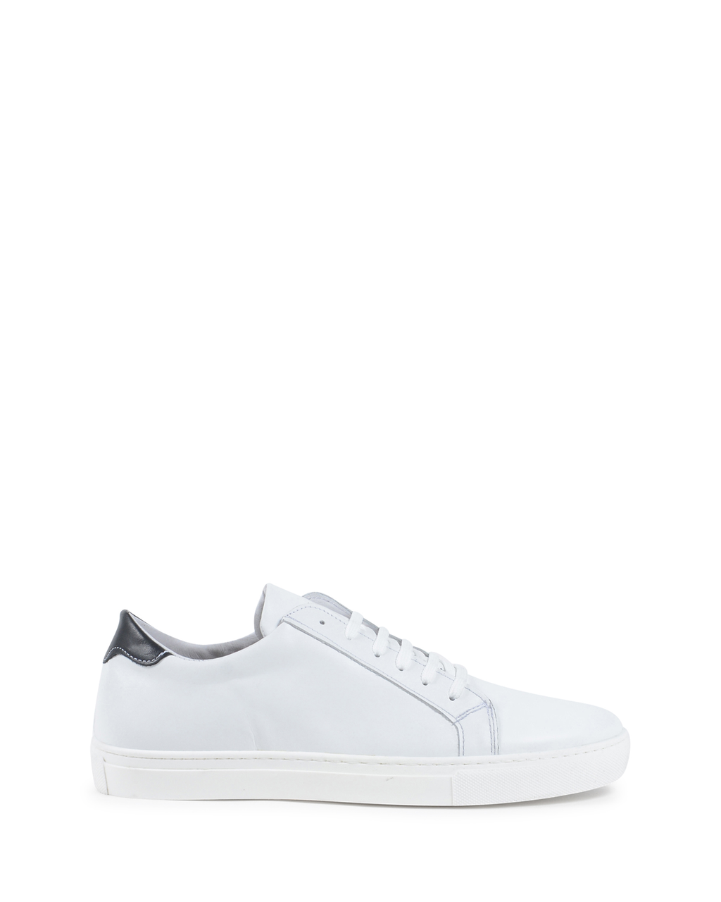 19V69 Italia Zapatilla Hombre Blanco Azul 035 VITELLO BIANCO BLUE