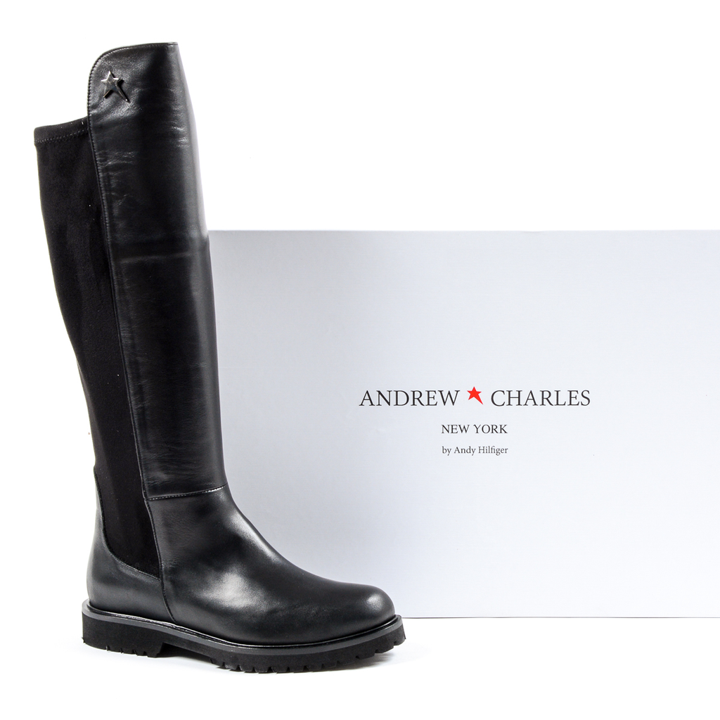 Andrew Charles Womens High Boot Black MILEY