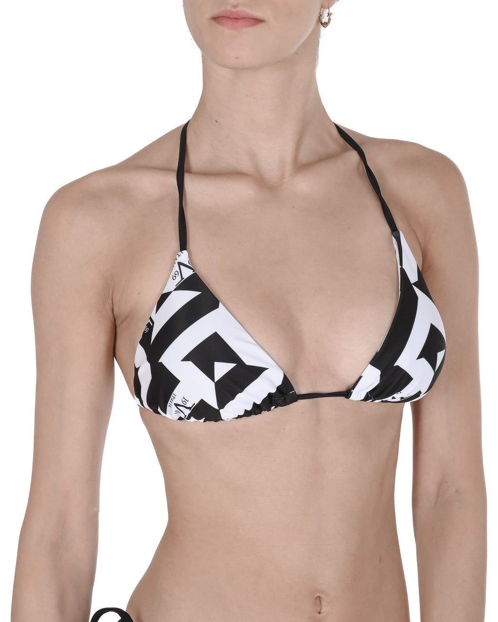 19V69 Italia Womens Swimwear Bottom VSC1WBT06 BLACK WHITE