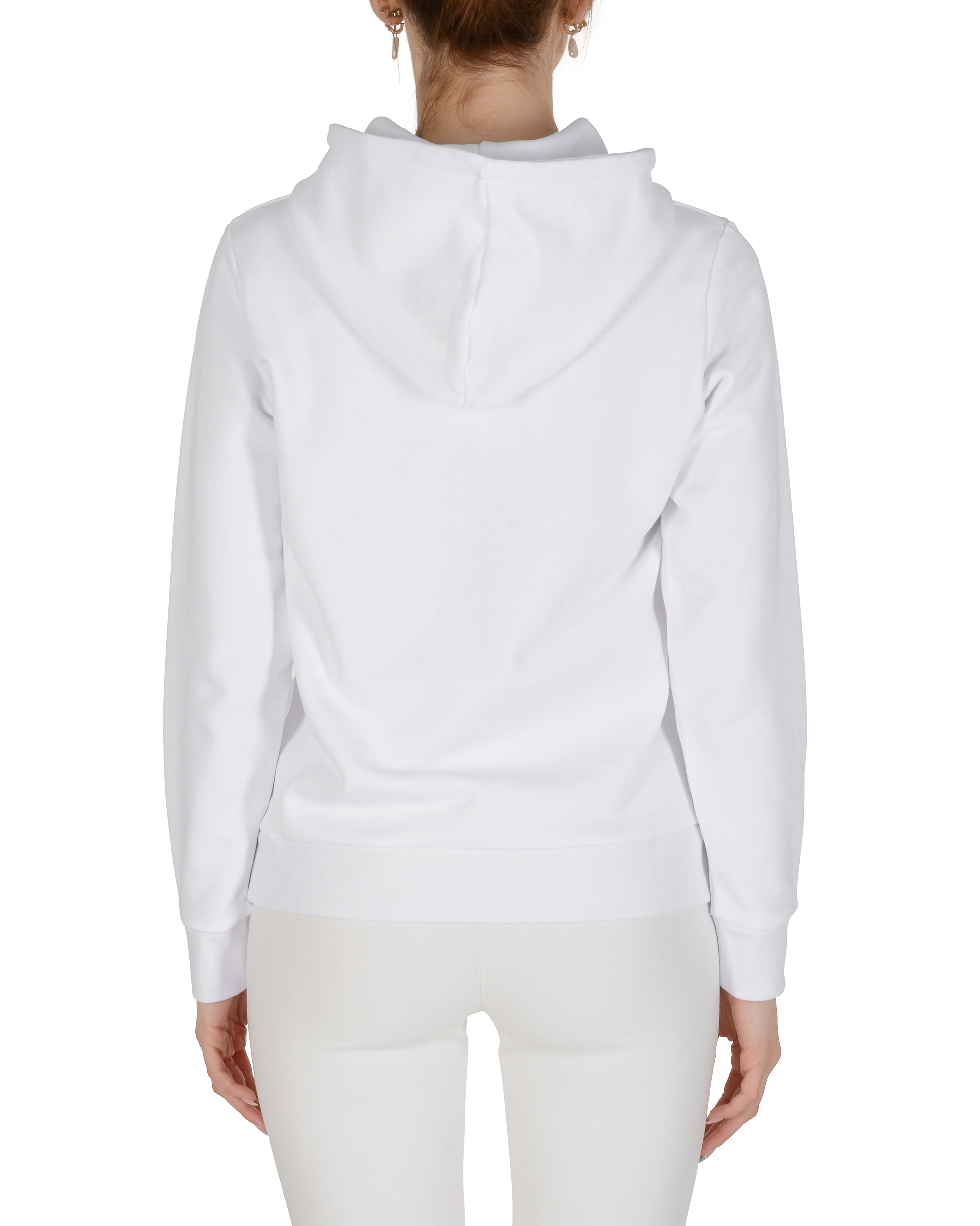 Sudadera con capucha para mujer 19V69 Italia blanca ZEBIE WHITE