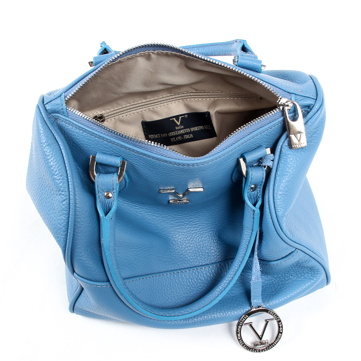 V 1969 Italia Womens Handbag Light Blue PORTO