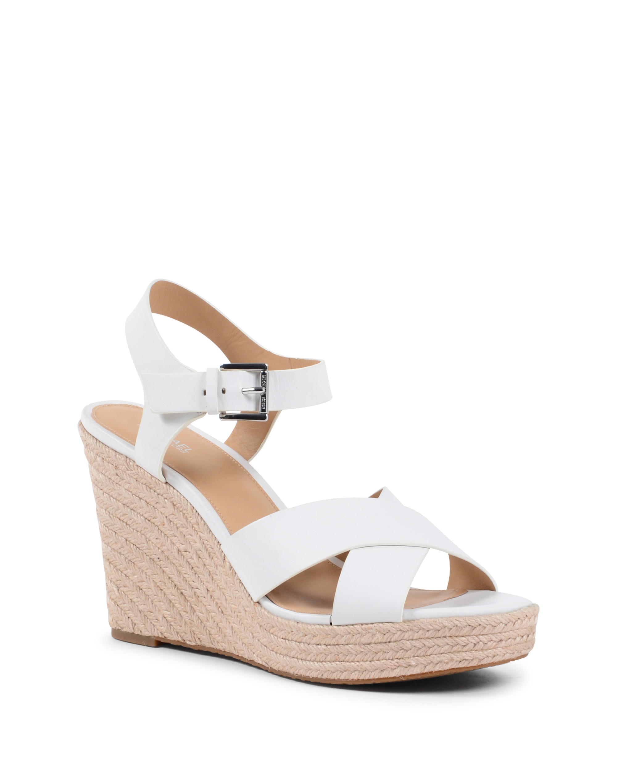 Sandalias de cuña Michael Kors para mujer, color blanco, KADY
