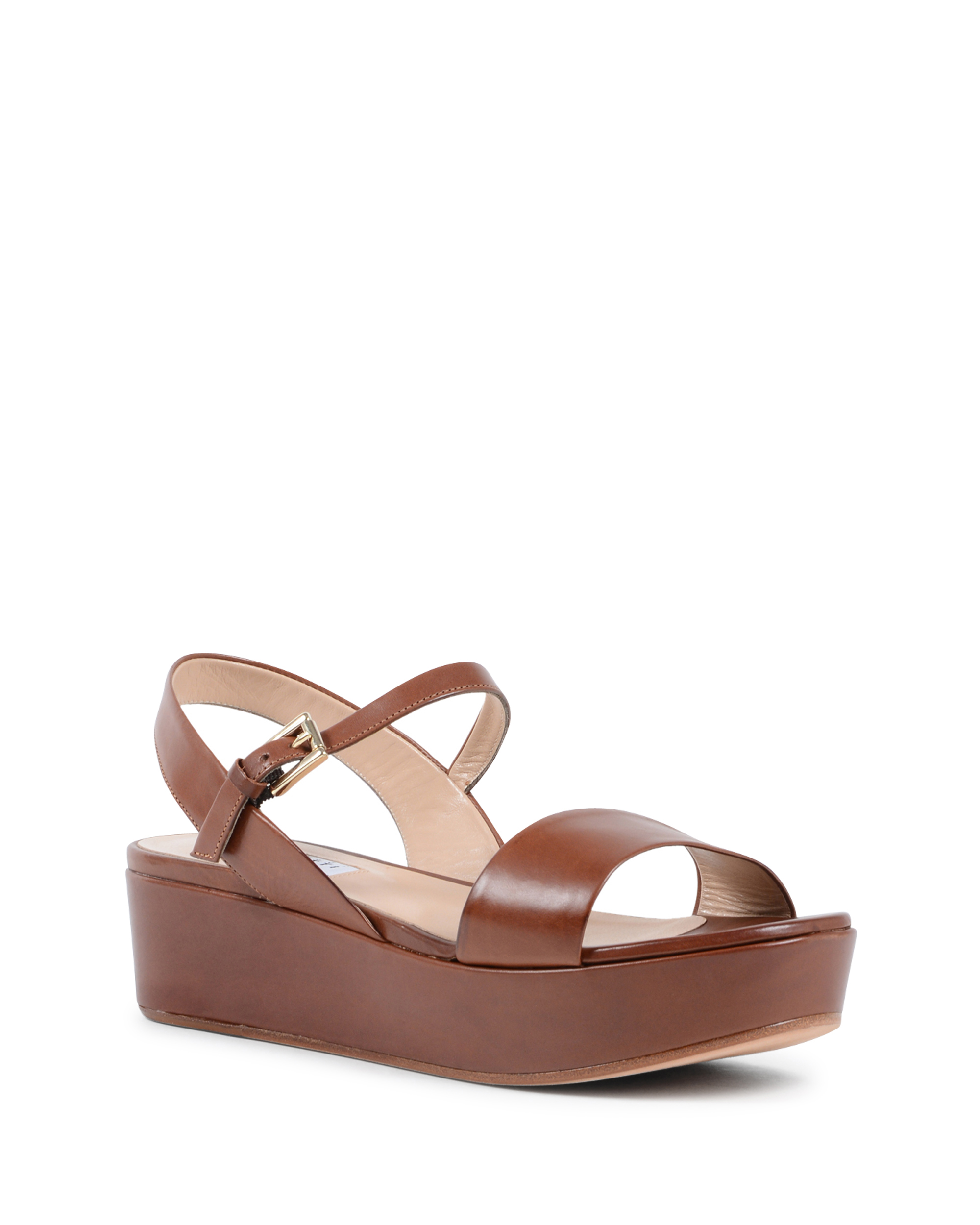 Fratelli Rossetti Sandalia de plataforma para mujer color tostado 65813 MARAIS NAVY