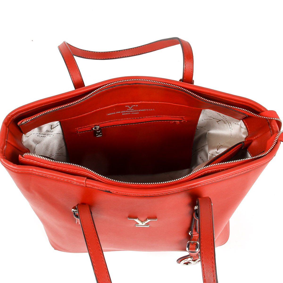 V 1969 Italia Womens Handbag Red RENTA