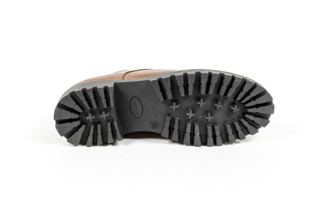 Zapatos con cordones para mujer V 1969 Italia C01 VITELLO MARRONE