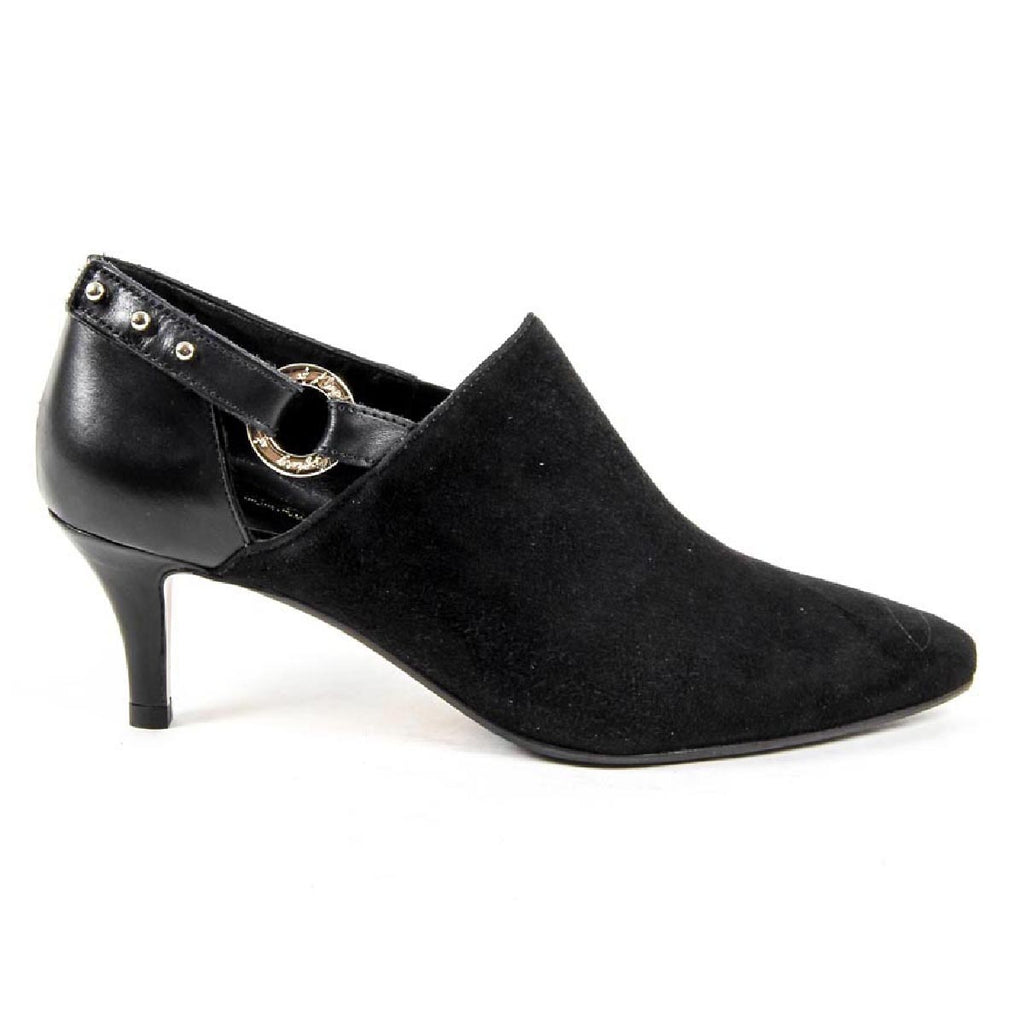 Zapato de tacón mujer V 1969 Italia KATE CAMOSCIO NERO