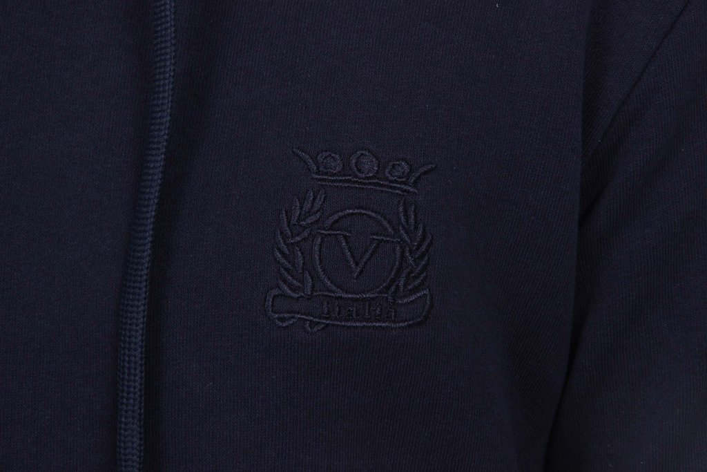 Sudadera con capucha V 1969 Italia para hombre ART. 4467 AZUL OSCURO