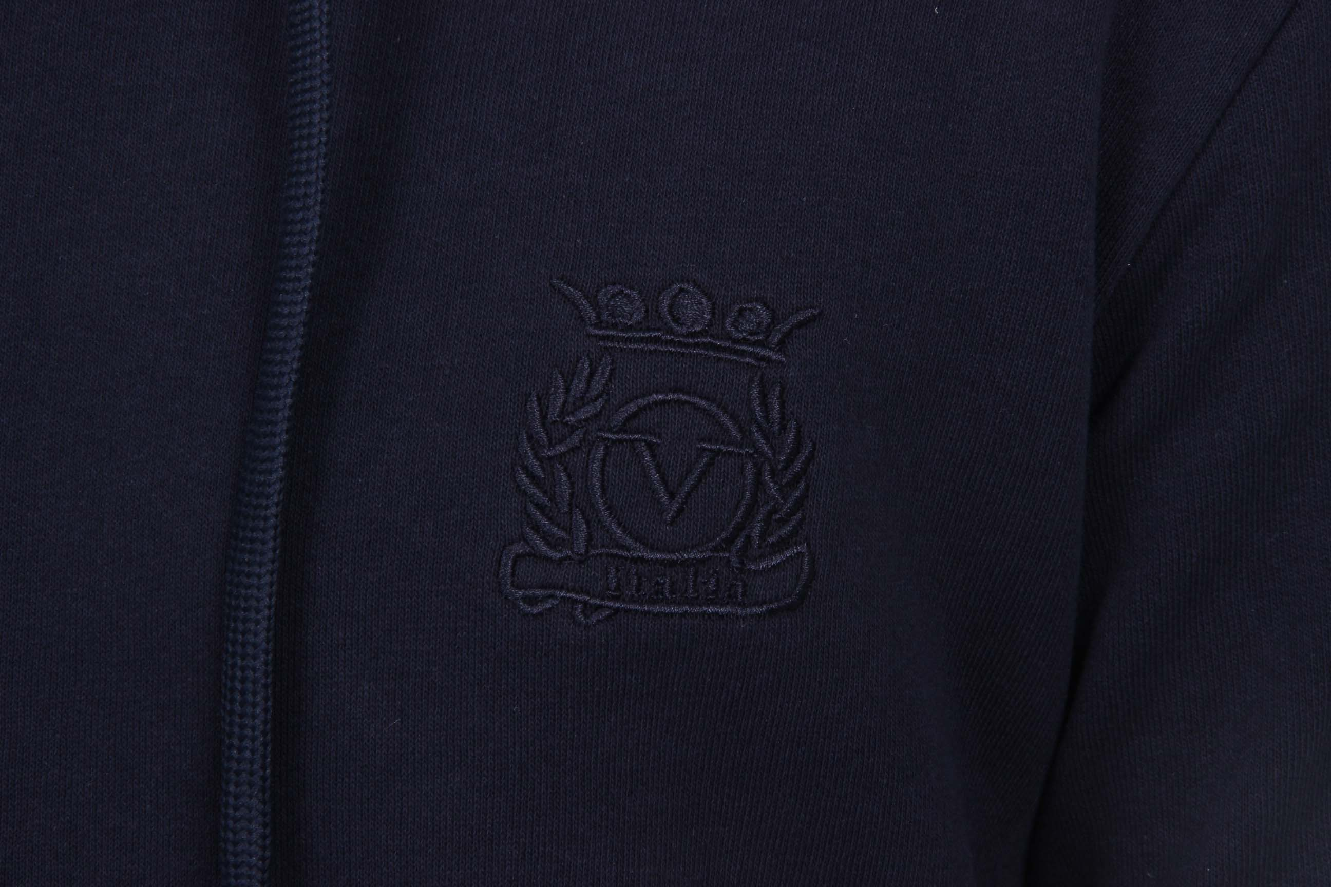 Sudadera con capucha V 1969 Italia para hombre ART. 4467 AZUL OSCURO