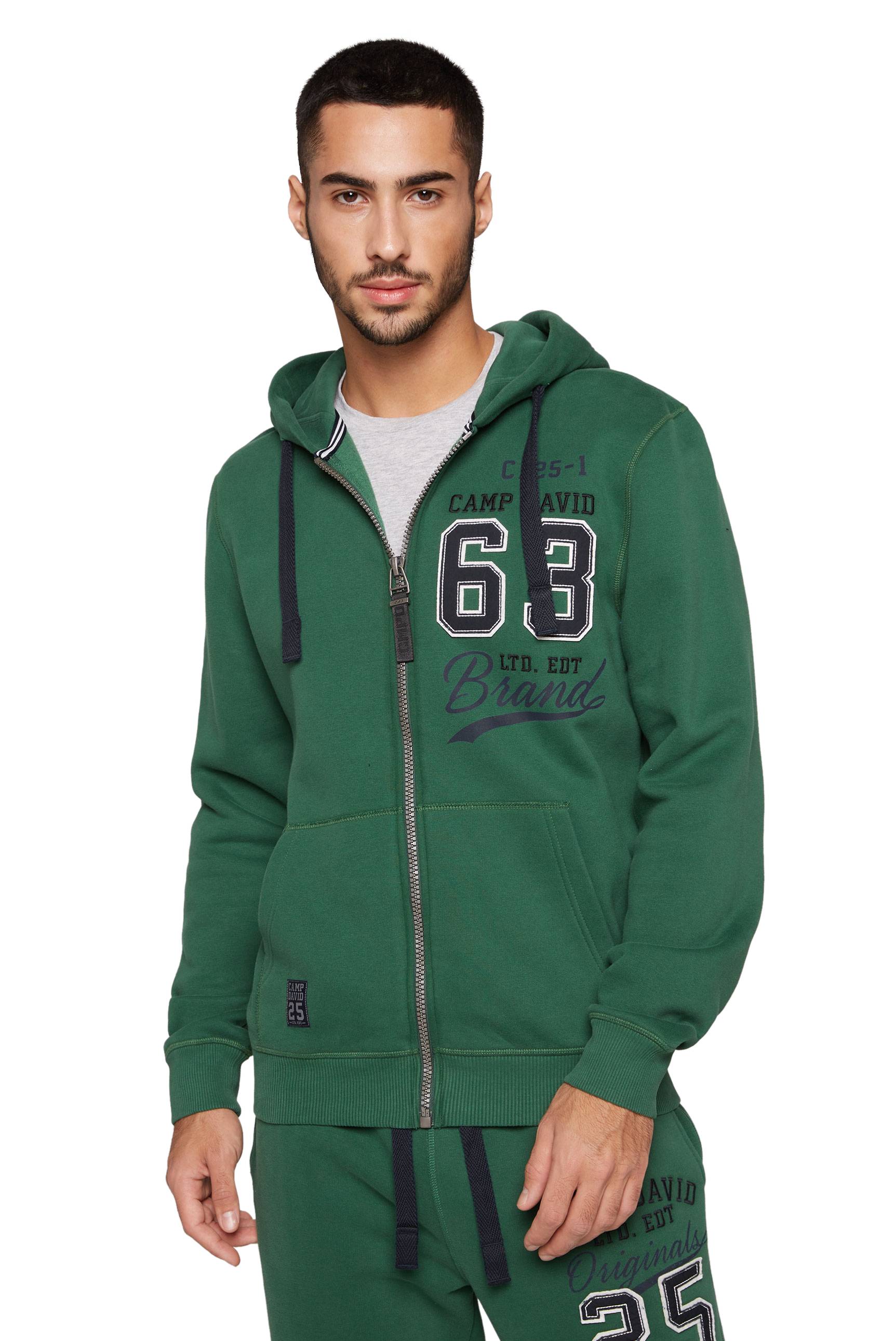 Chaqueta deportiva con capucha para hombre Camp David