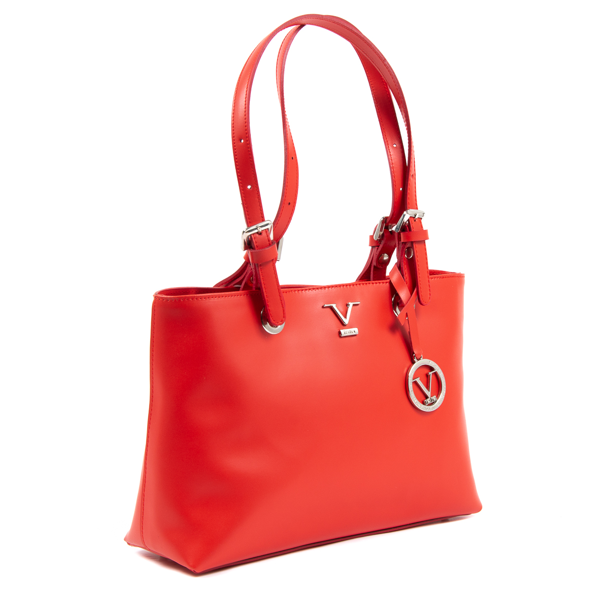 Bolso de mano para mujer V 1969 Italia rojo CLARISSA