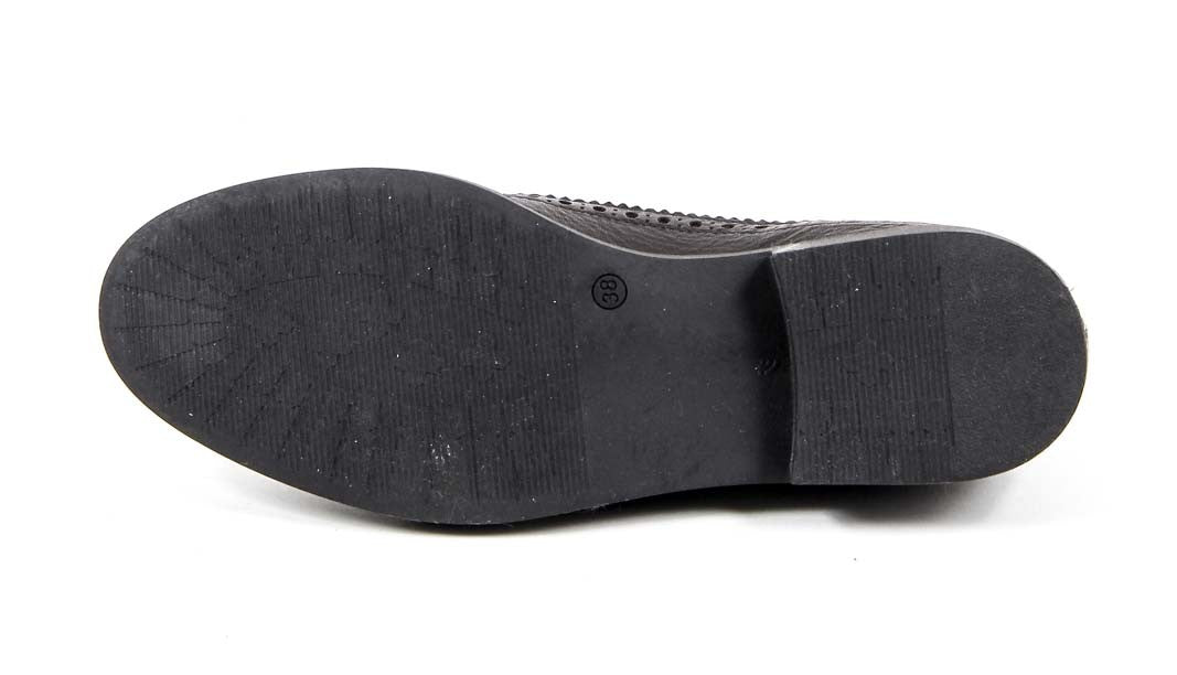 V 1969 Italia Zapato Brogue para Mujer B1670 CERVO T. MORO