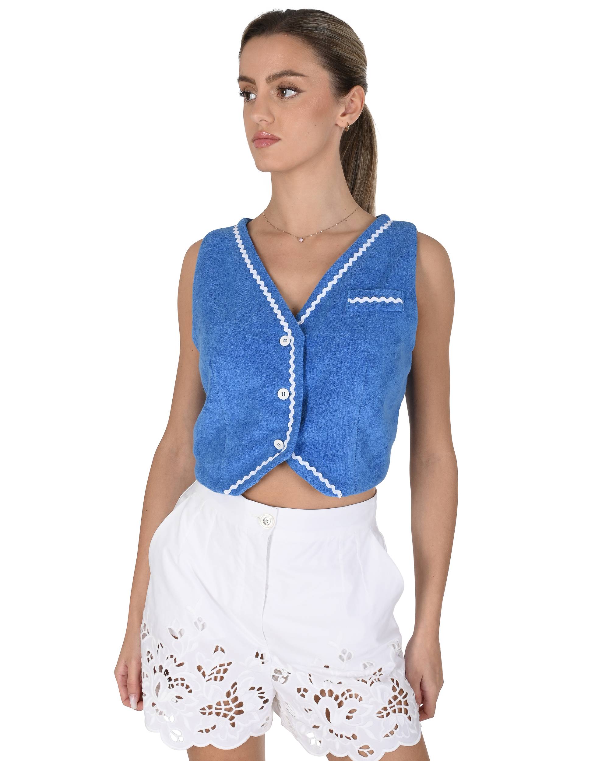 Chaleco Nevro para mujer ICARUS VEST AZUL 501