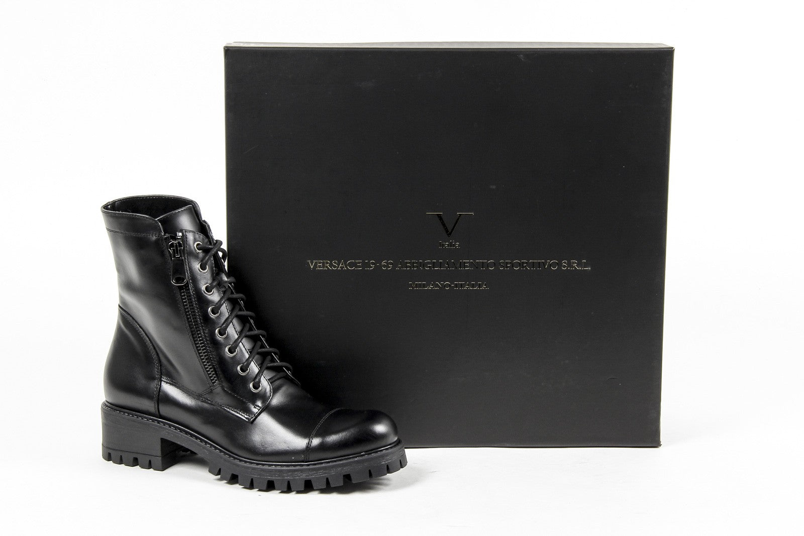 Bota corta Mujer V 1969 Italia B1476 VITELLO NERO
