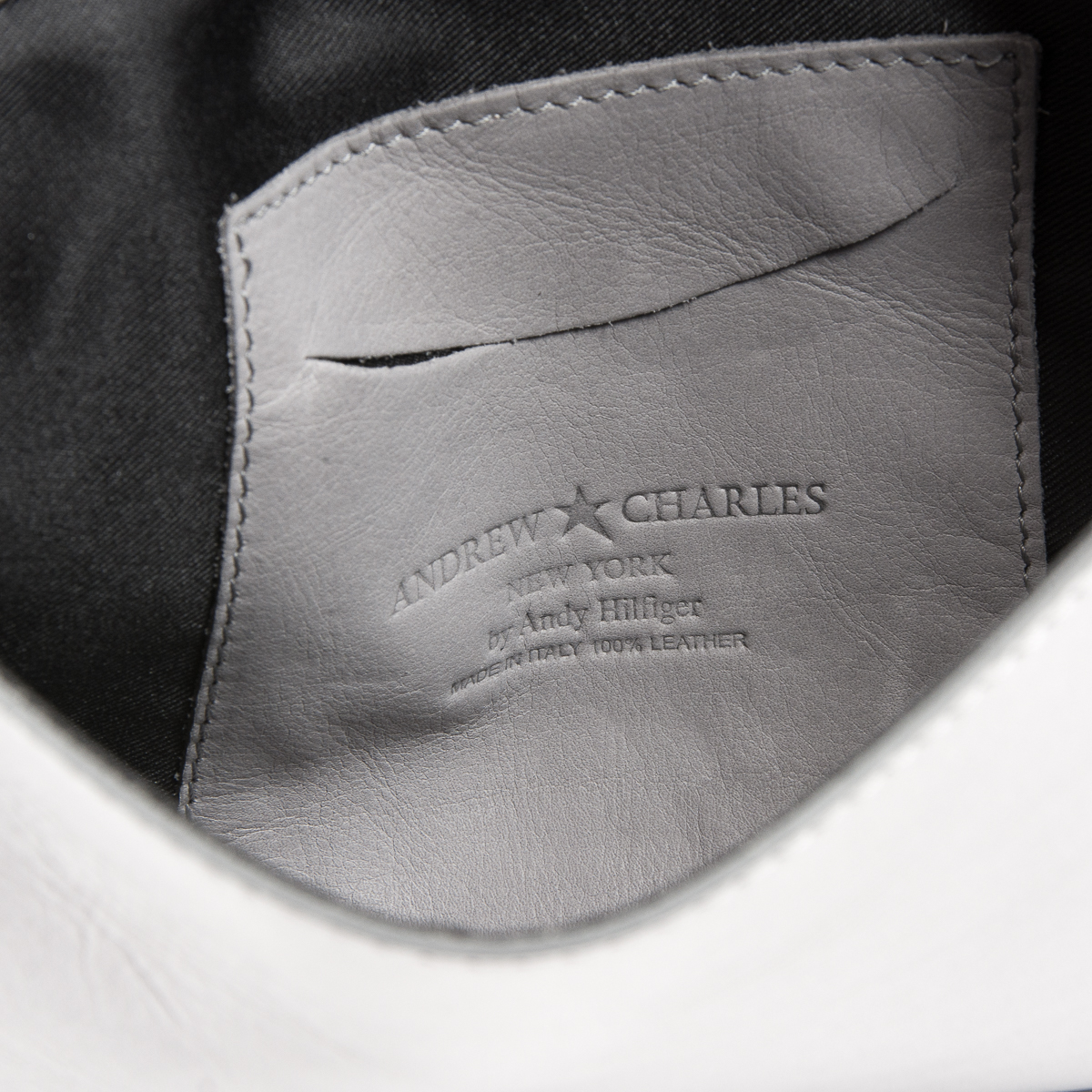 Bolso de mano Andrew Charles para mujer, gris, CORY