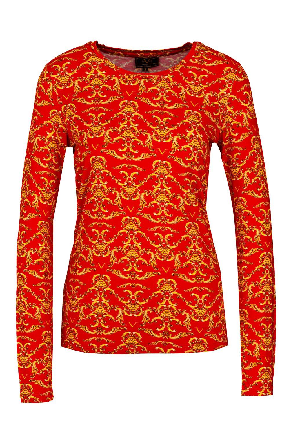 19V69 Italia Blusa de mujer roja VIOLA ROJO