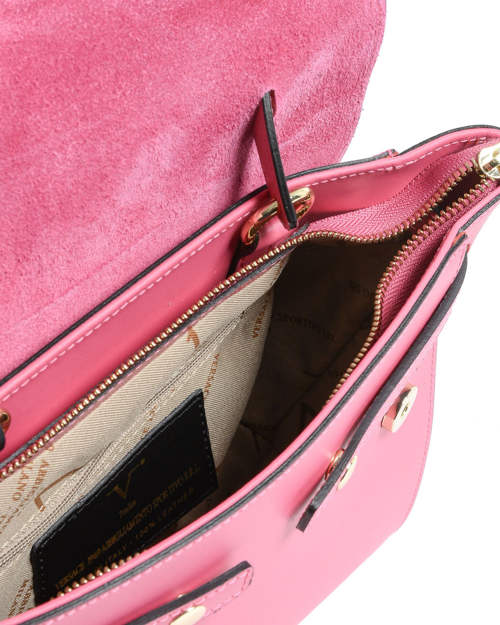 Bolso de mano para mujer V Italia V030-G RUGA FUXIA