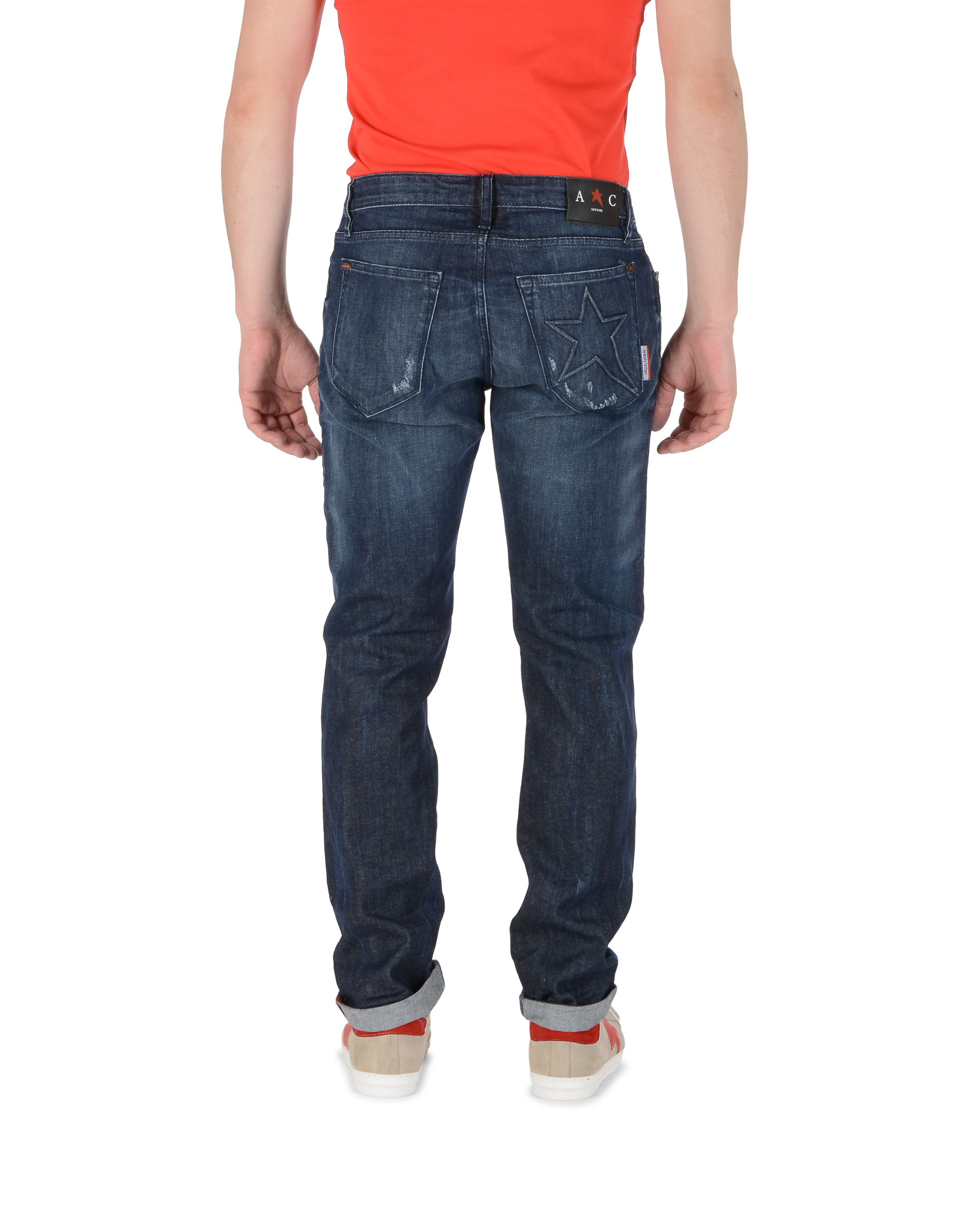 Vaqueros Andrew Charles para hombre de corte regular AN38 JAN