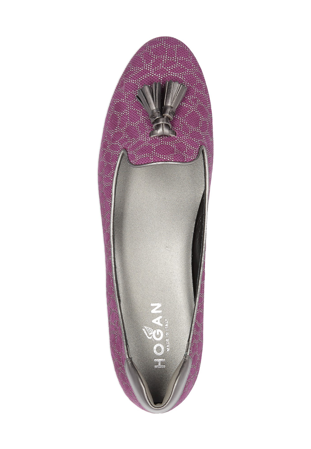 Mocasines Hogan para mujer color lila HXW1440O11066VW072K