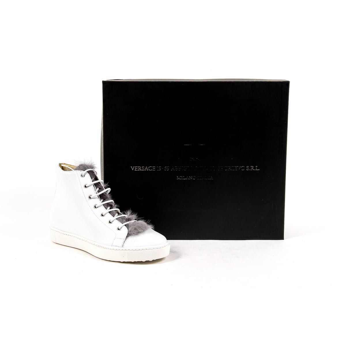 V 1969 Italia Zapatillas altas para mujer 312070 NAPPA BIANCO