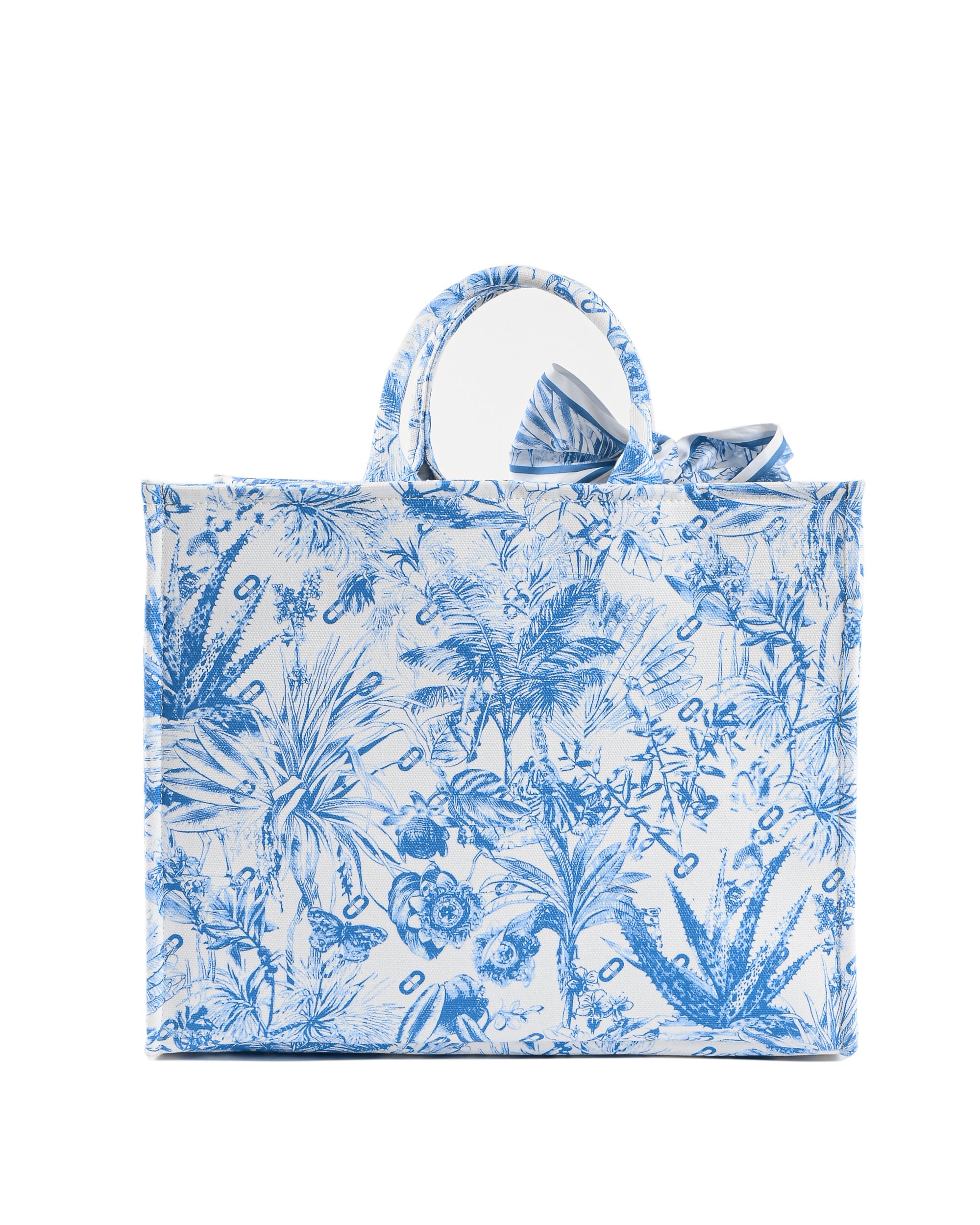 Bolso de mano con estampado tropical de Dee & Melissa