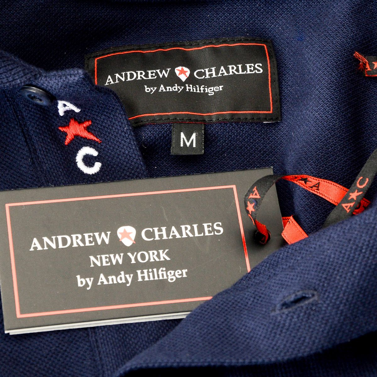 Polo para hombre Andrew Charles By Andy Hilfiger PT160 32001 ALABAMA NAVY