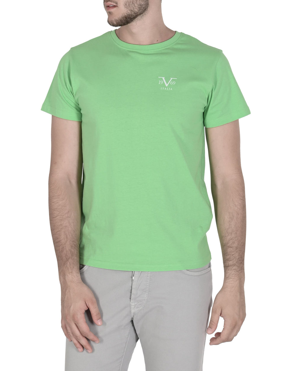 19V69 Italia Mens T-Shirt VSC1MTS01 GREEN