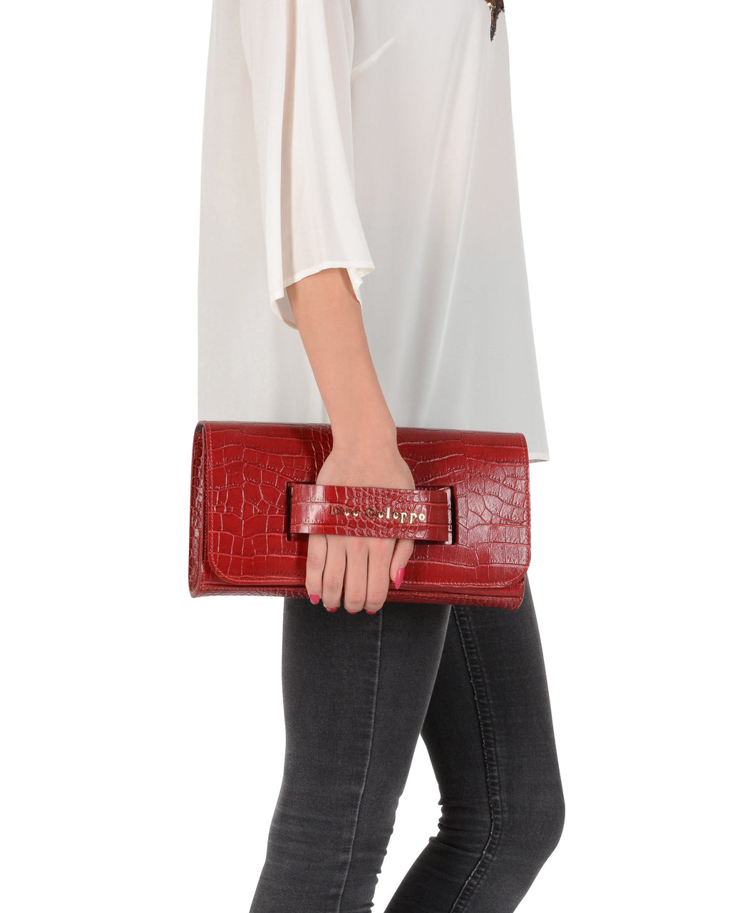 Clutch Everything Burgundy