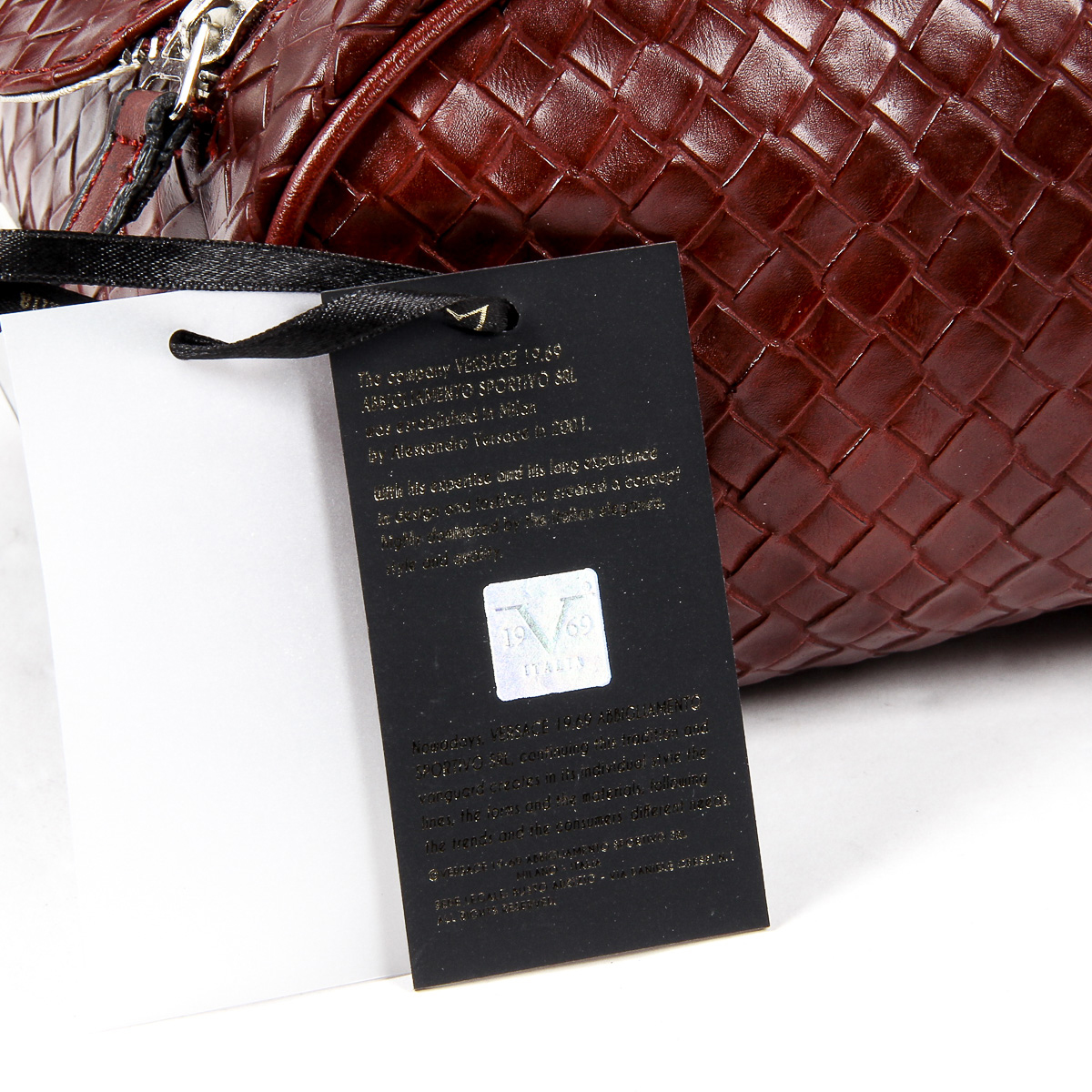 Bolso de hombre V 1969 Italia rojo oscuro DERREN