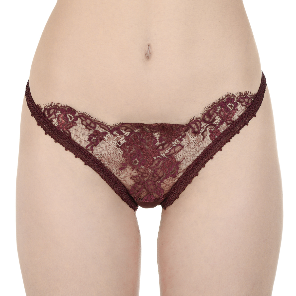 Top La Perla Mujer Slip Burdeos