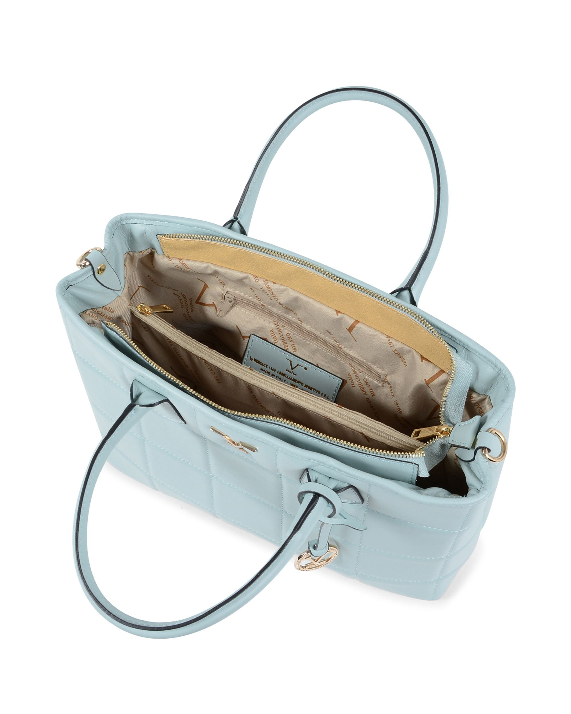 Bolso de mano para mujer V Italia azul claro BH10232 52 SAUVAGE CIELO