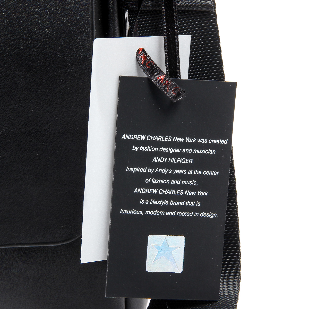 Bolso de mano para hombre Andrew Charles negro CARL