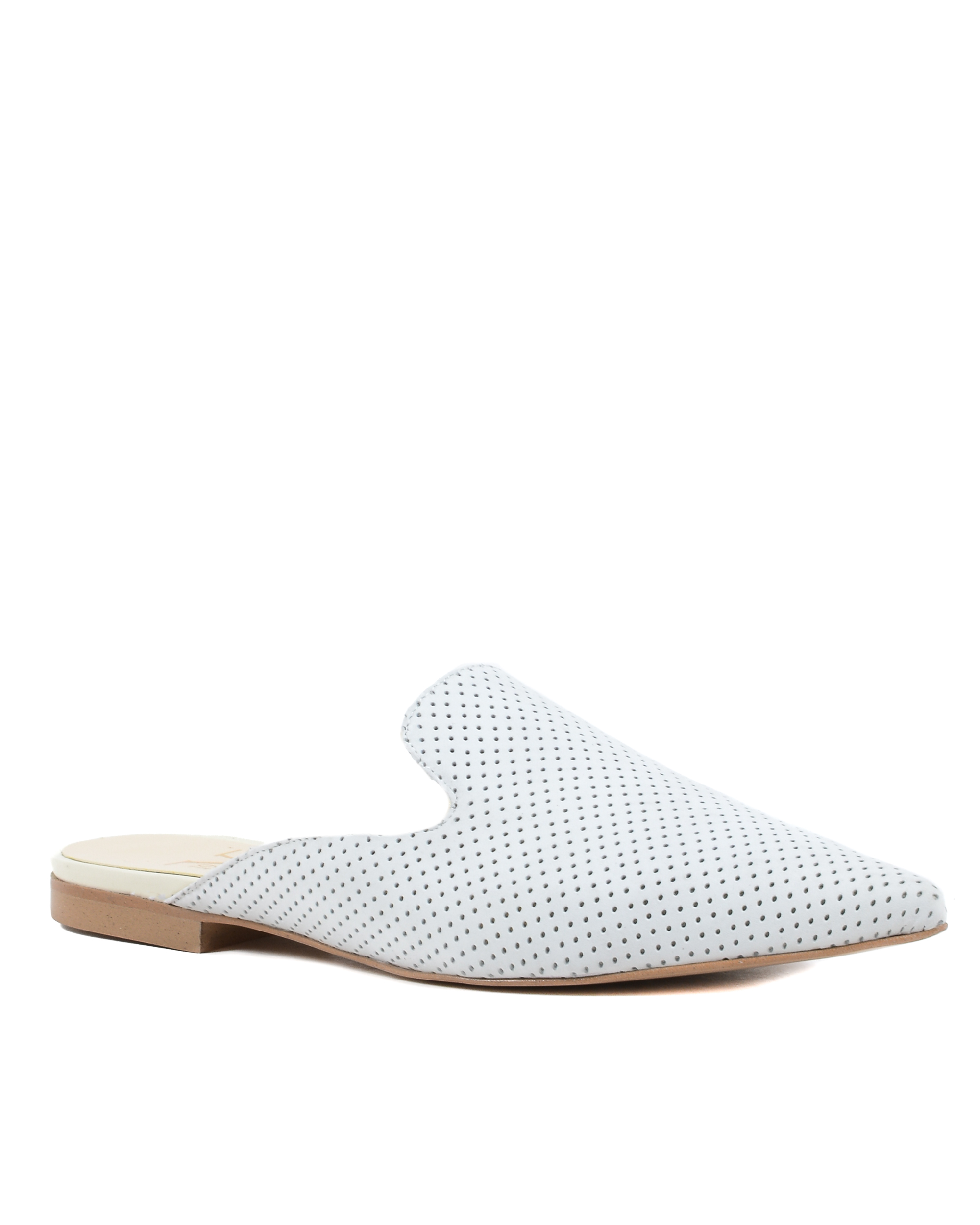 19V69 Italia Sandalias para mujer blancas 4747 SABOT TRAF SILK GESSO