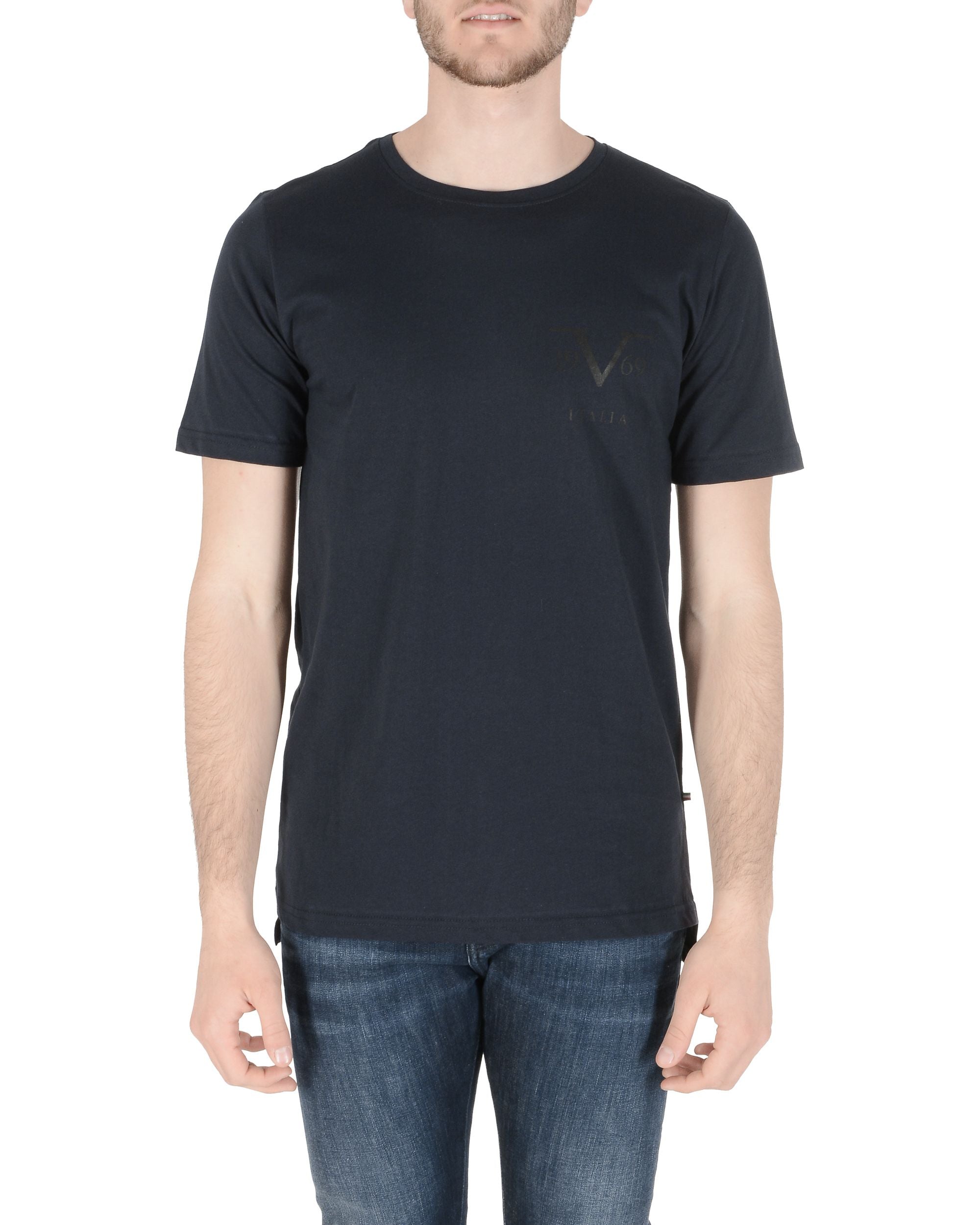 19V69 Italia Camiseta para hombre Azul Marino PISTIKO AZUL MARINO