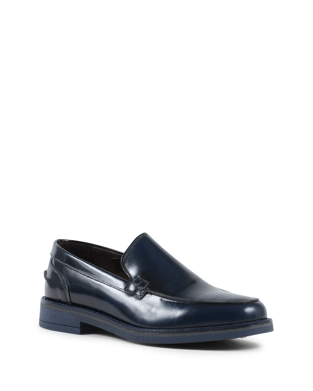 19V69 Italia Mocasín para hombre Azul 002 C ABRASIVATO AZUL