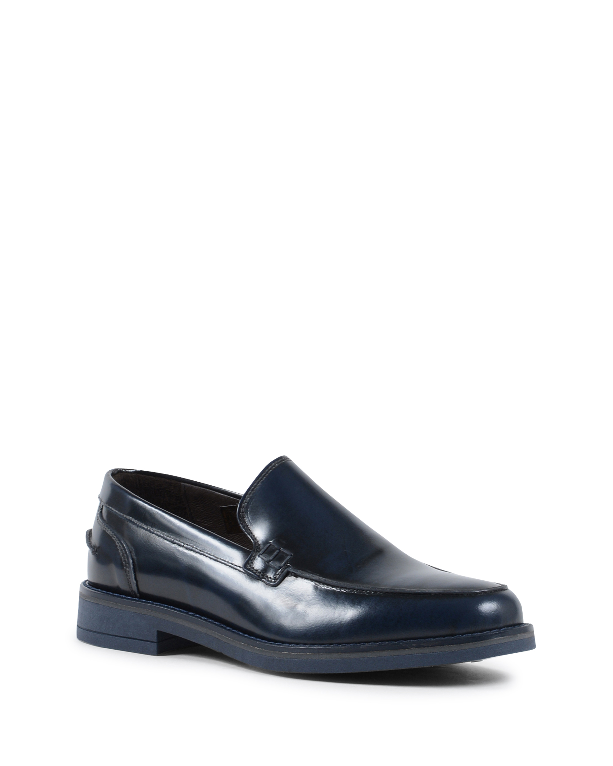 19V69 Italia Mocasín para hombre Azul 002 C ABRASIVATO AZUL