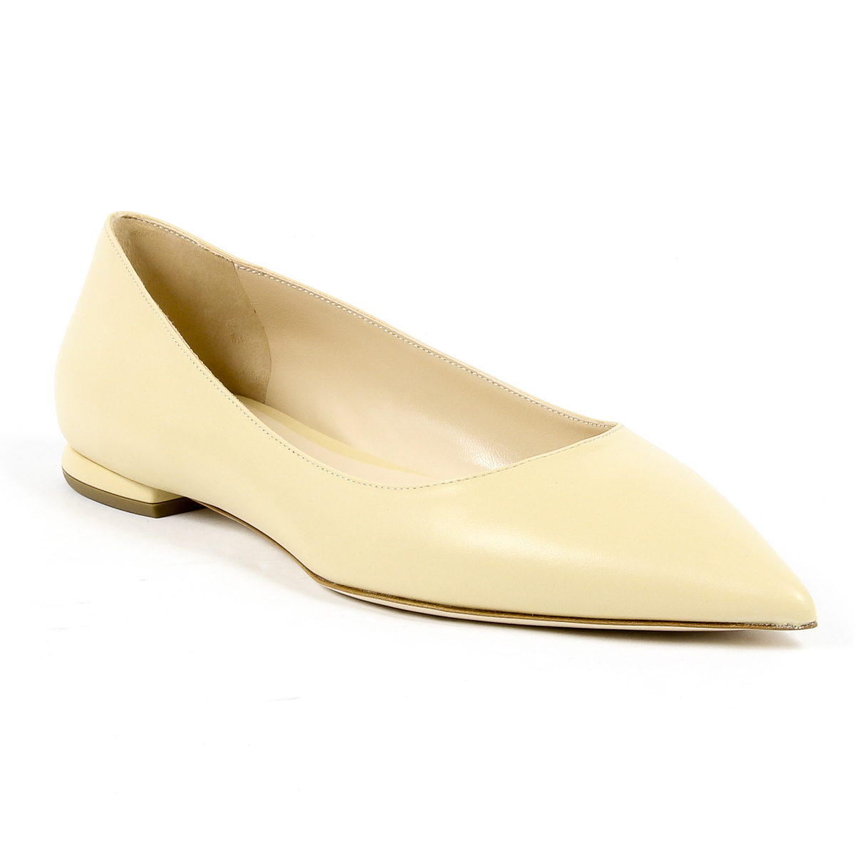 Andrew Charles Womens Ballerina Beige SONIA