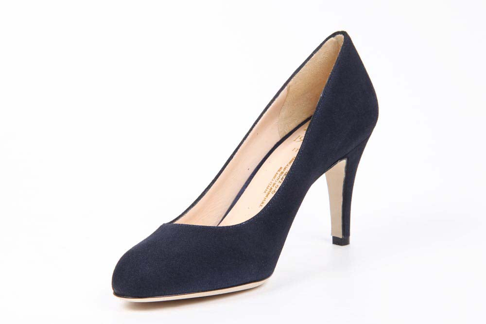 Zapatos de salón para mujer V 1969 Italia 4665 GAE PE CAM15BL CAMOSCIO BLU