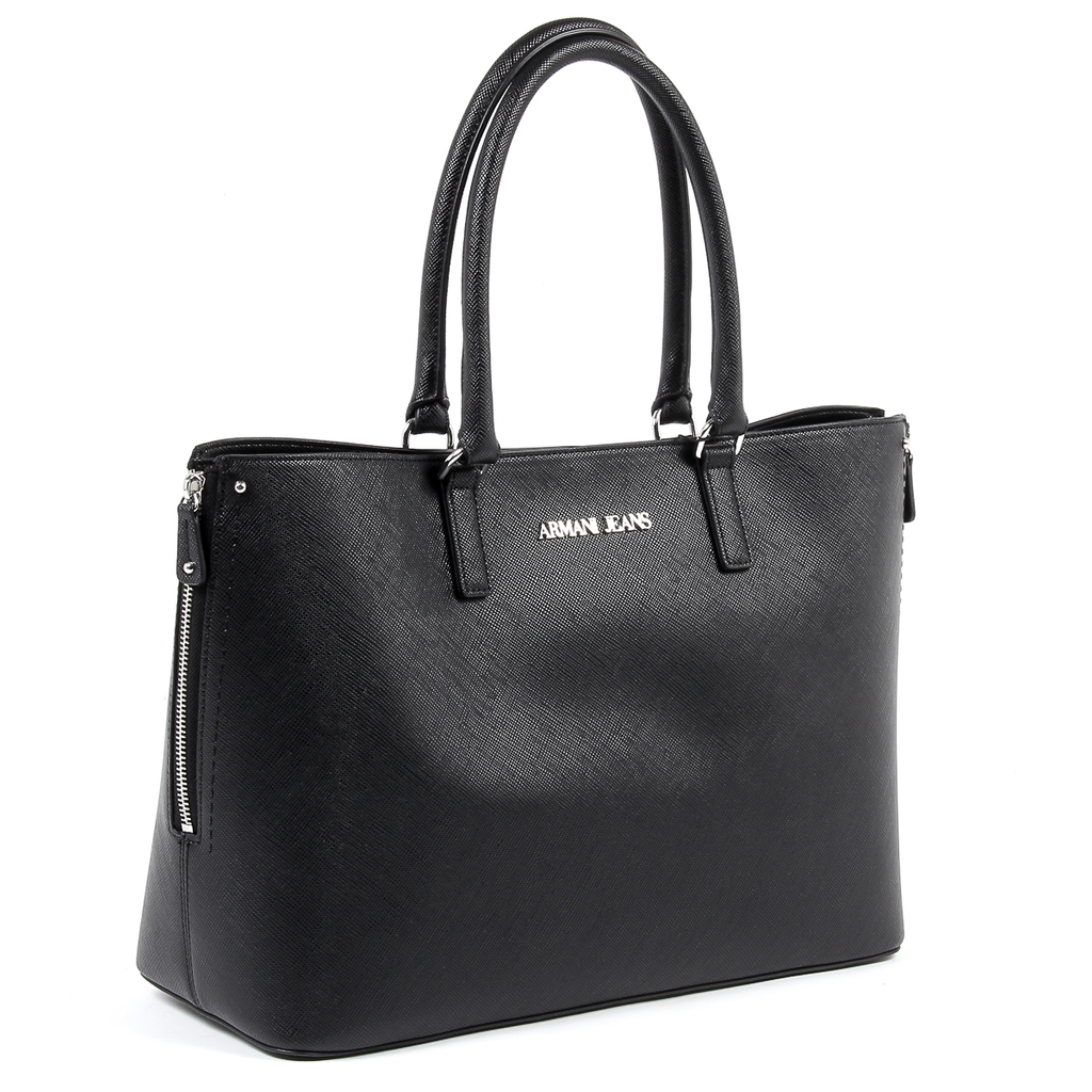 Bolso de mano para mujer Armani Jeans, negro, 922166 7P756 00020