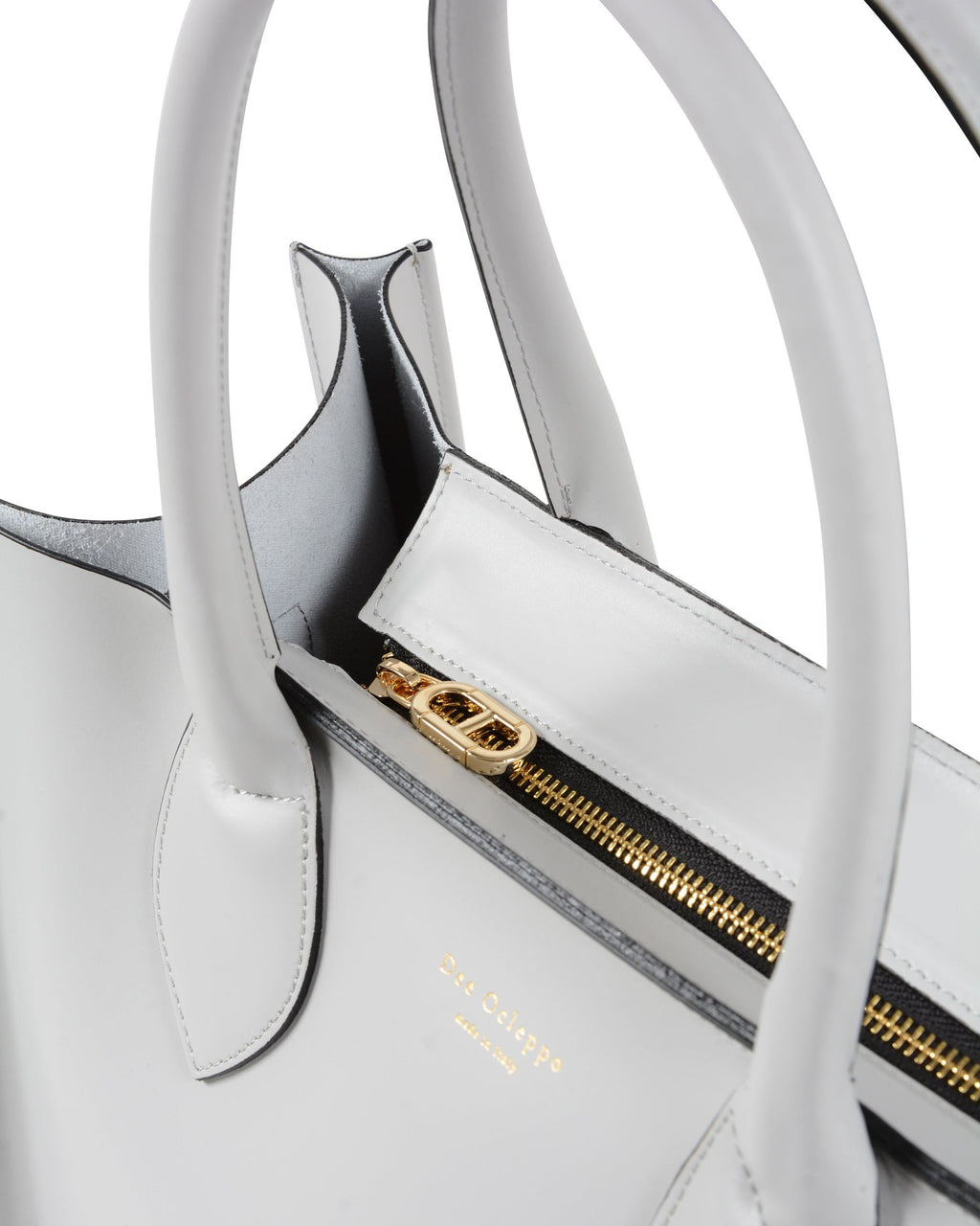 Bolso de mano gris/perla