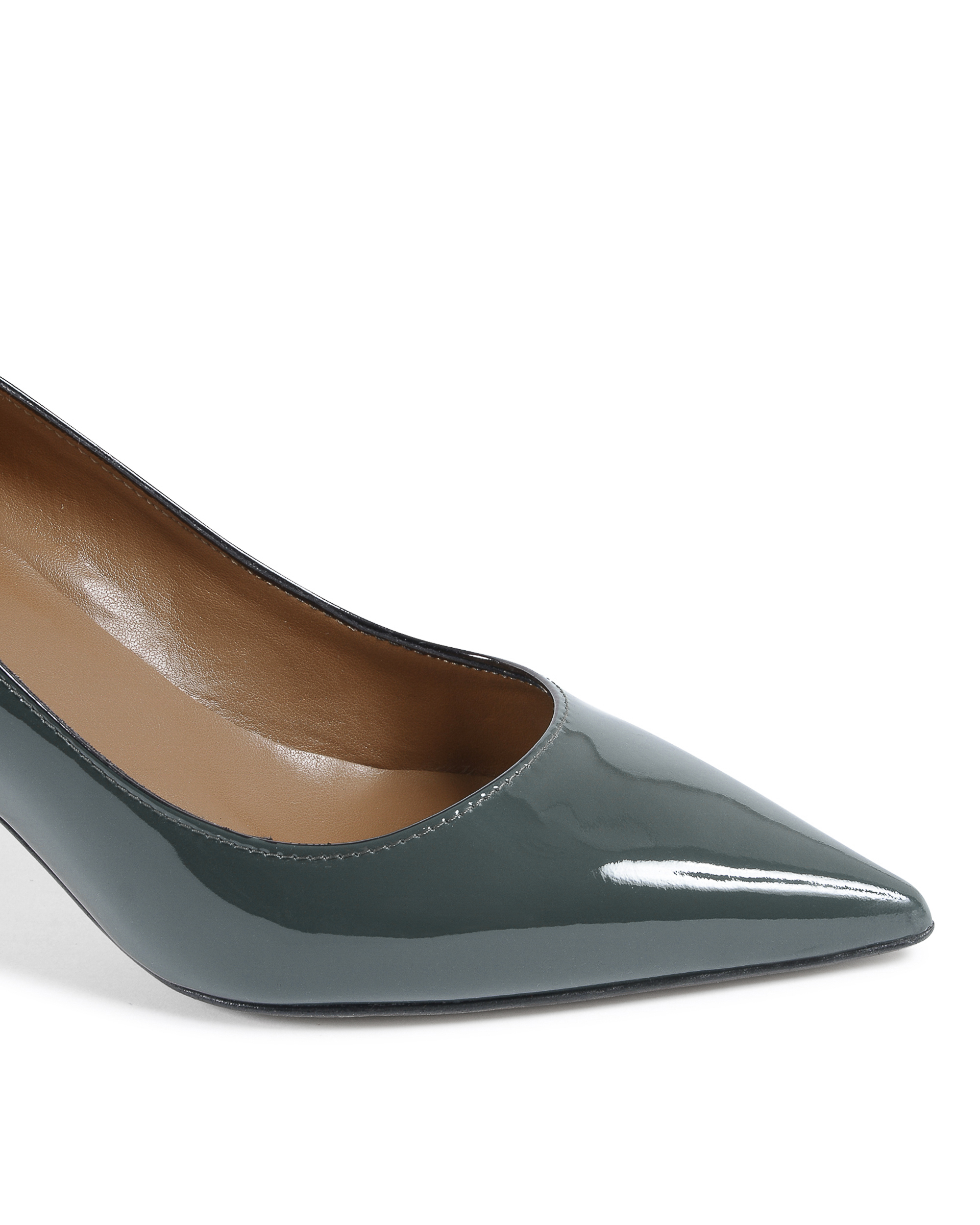 19V69 Italia Womens Pump Green INES65 GREEN GREY PATENT