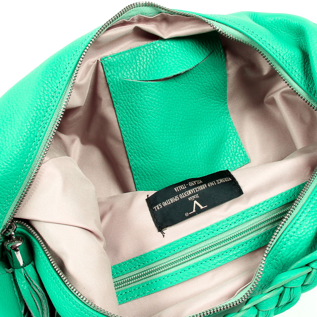 V 1969 Italia Womens Handbag Green OSLO
