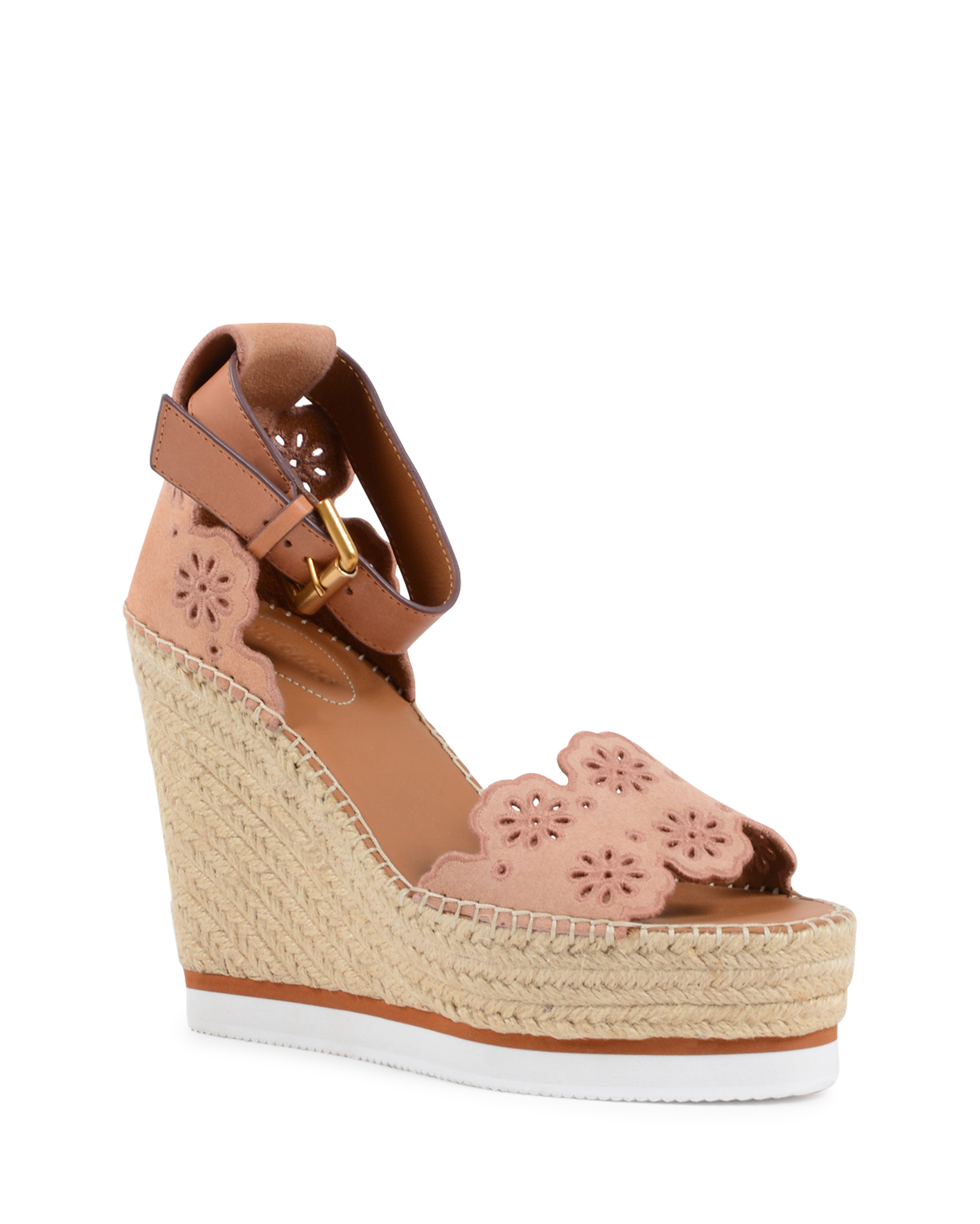 ChloÃ¨ Womens Wedge Sandal SB30202 CIPRIA CUOIO